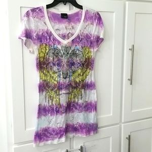 Daytrip fleur de lis short sleeve tee